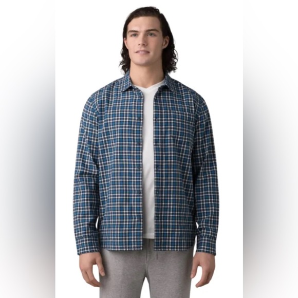 Prana Los Feliz Flannel Shirt - NWT - Picture 1 of 5
